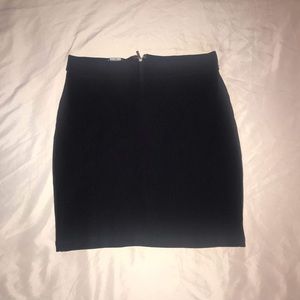 Black Bebe Mini Skirt